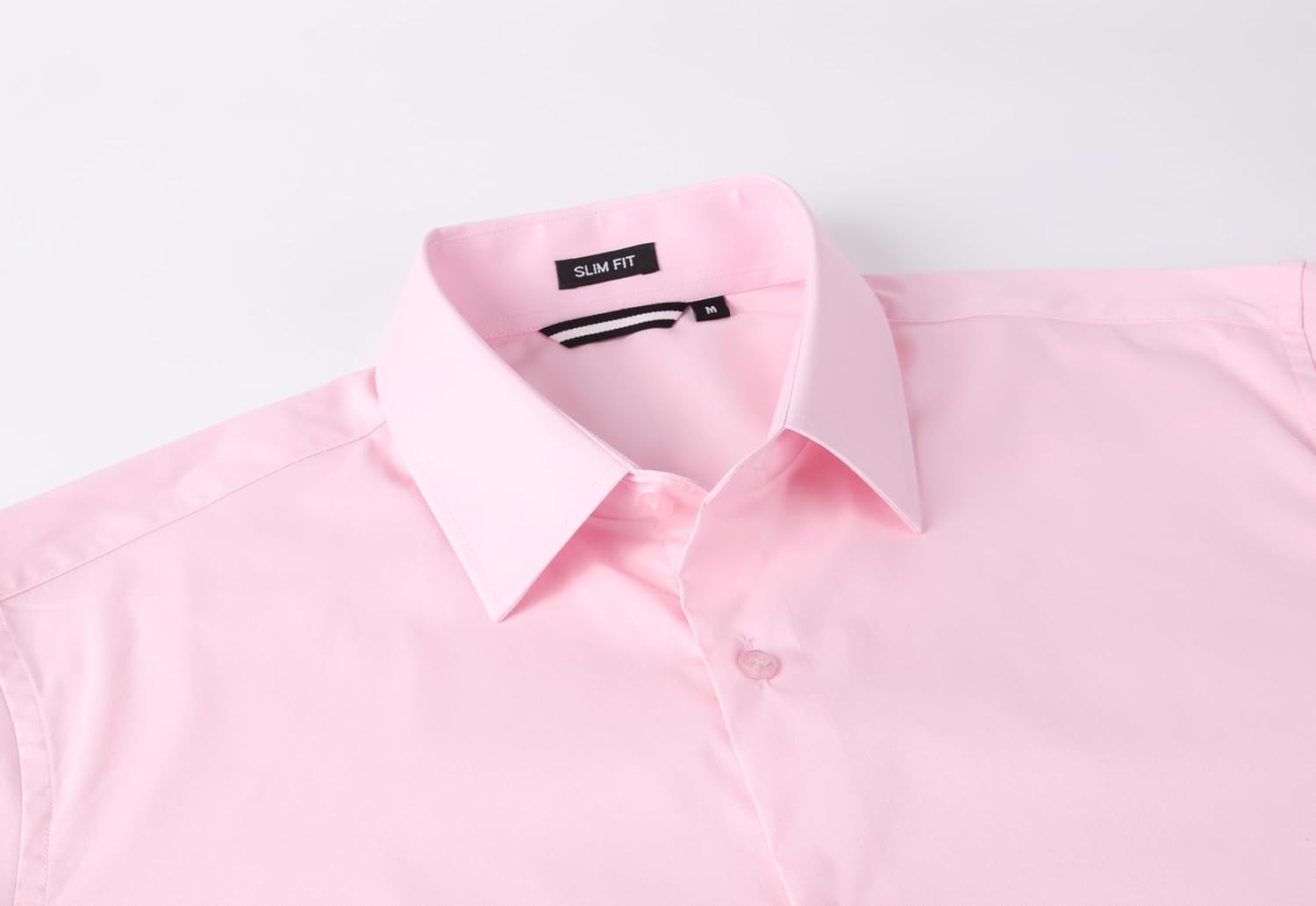 Alex Vando Mens Dress Shirt Easy Care Slim Fit Long Sleeve Cotton Stretch Button Down Shirt