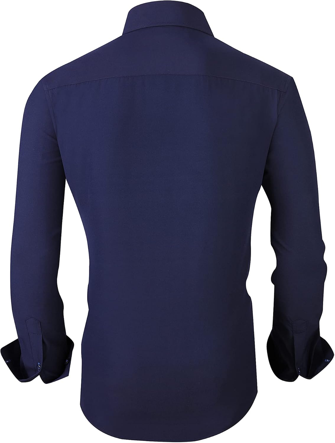 Alex Vando Mens Dress Shirt Wrinkle Free Regular Fit 4-Way Stretch Button Down Shirts