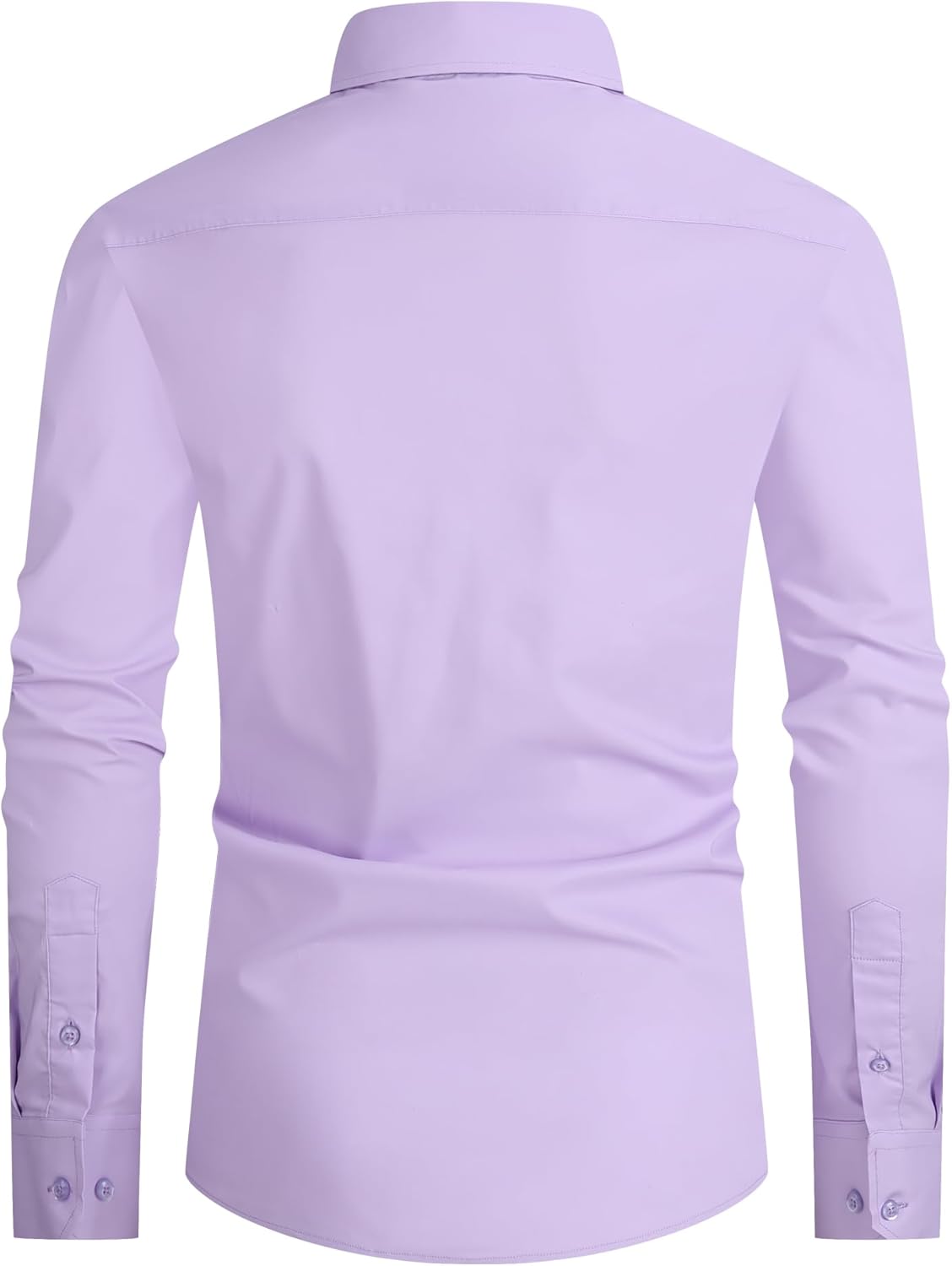 Alex Vando Mens Dress Shirt Easy Care Slim Fit Long Sleeve Cotton Stretch Button Down Shirt