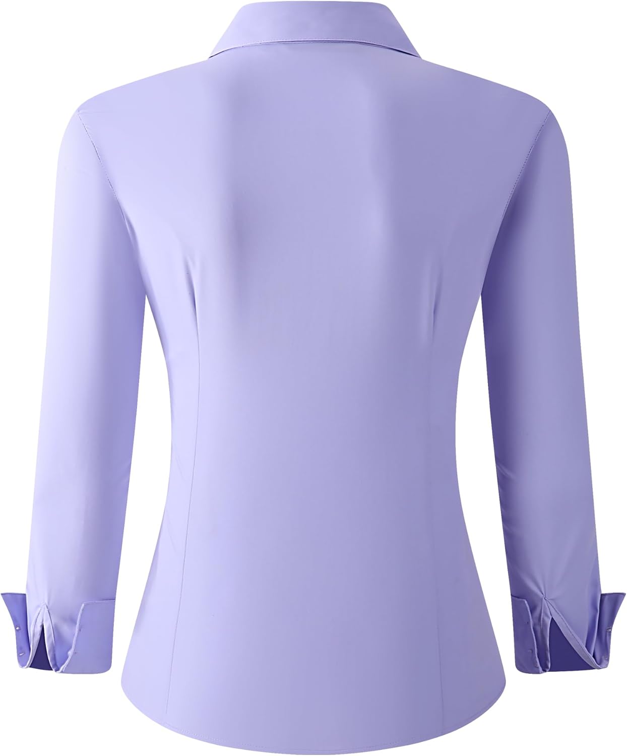Alex Vando Womens Button Down Shirt Wrinkle Free Casual Long Sleeve Work Blouse Tops