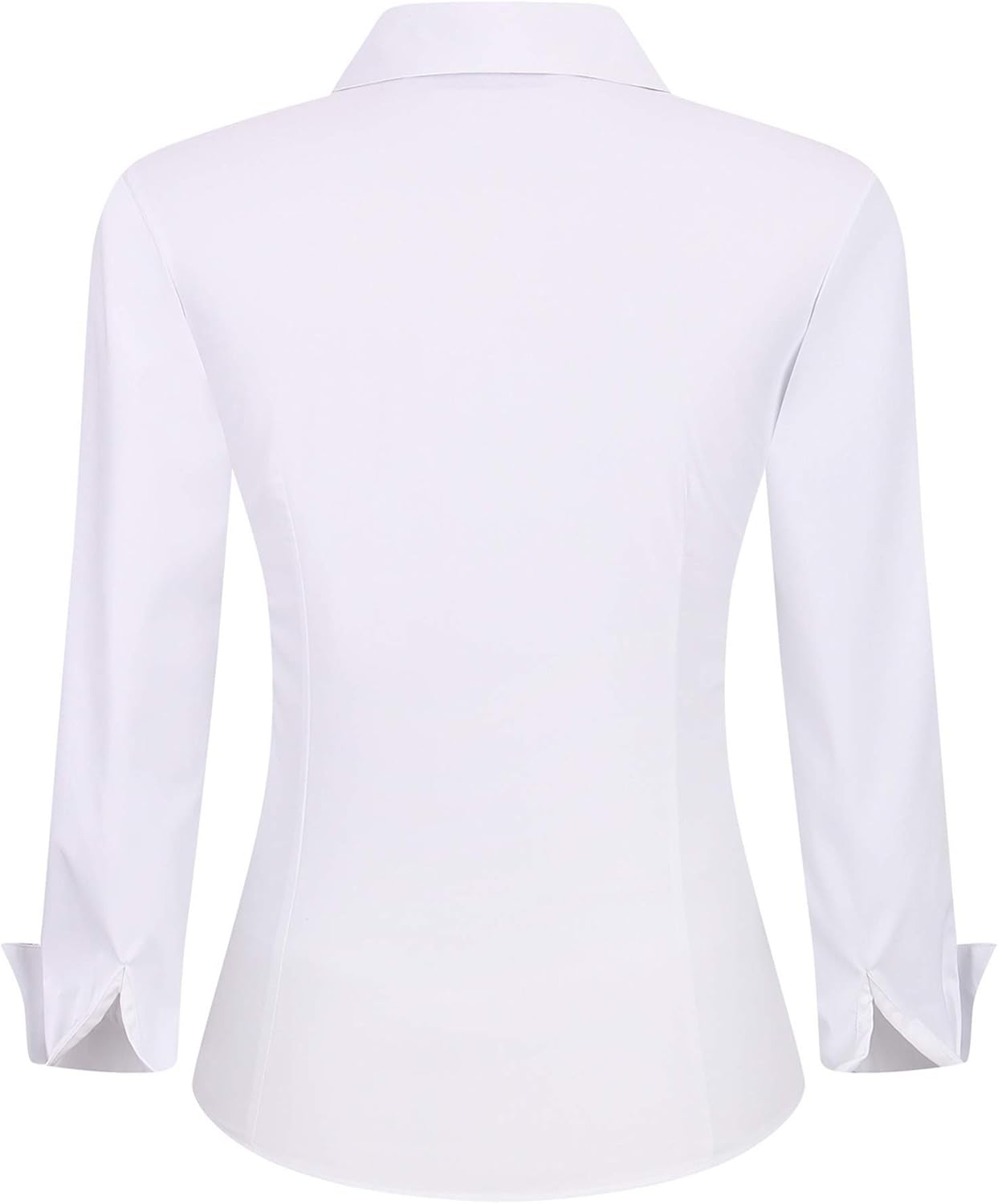 Alex Vando Womens Button Down Shirt Wrinkle Free Casual Long Sleeve Work Blouse Tops