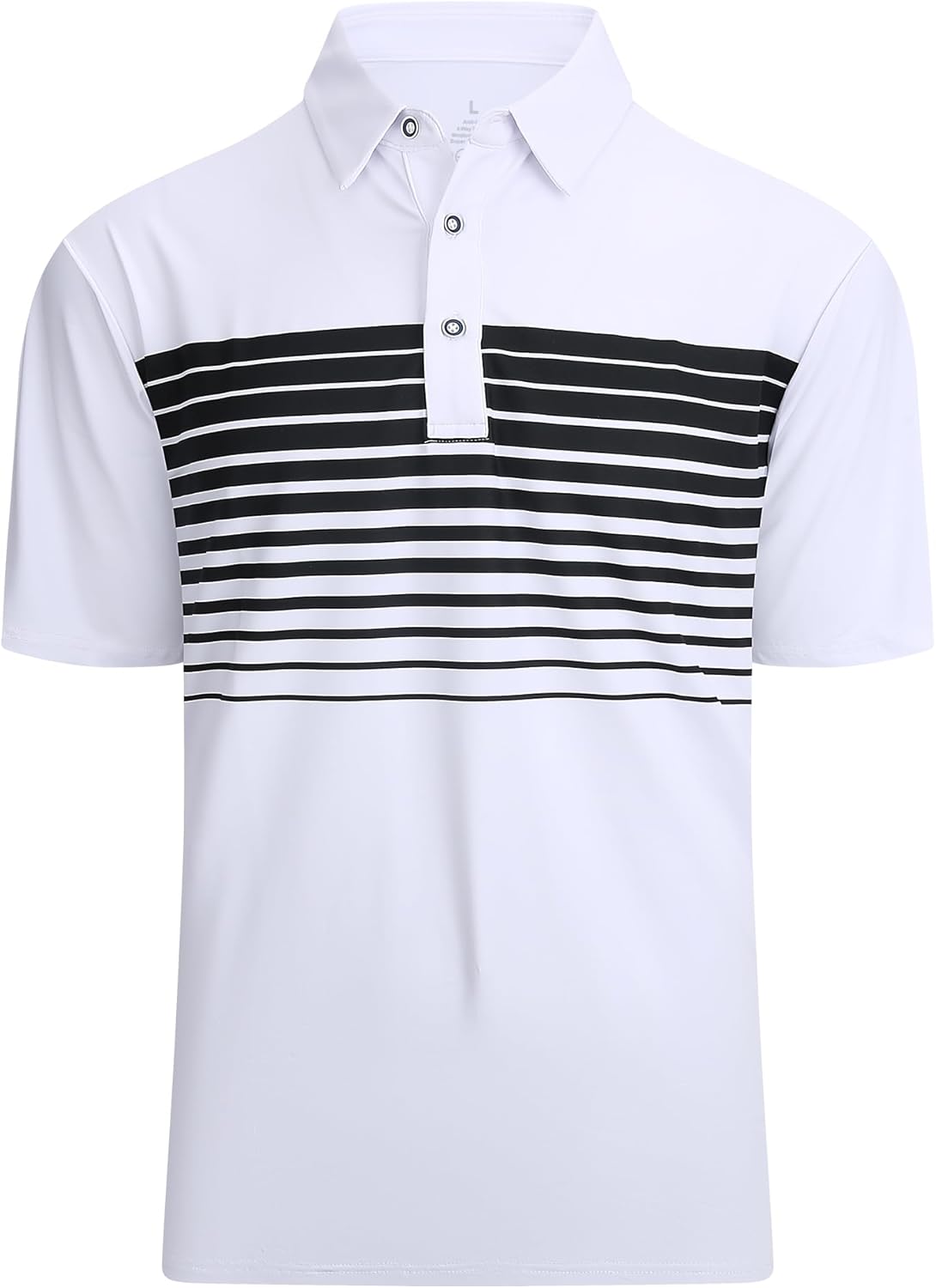 Alex Vando Men's Sport Stripe Polo Shirt