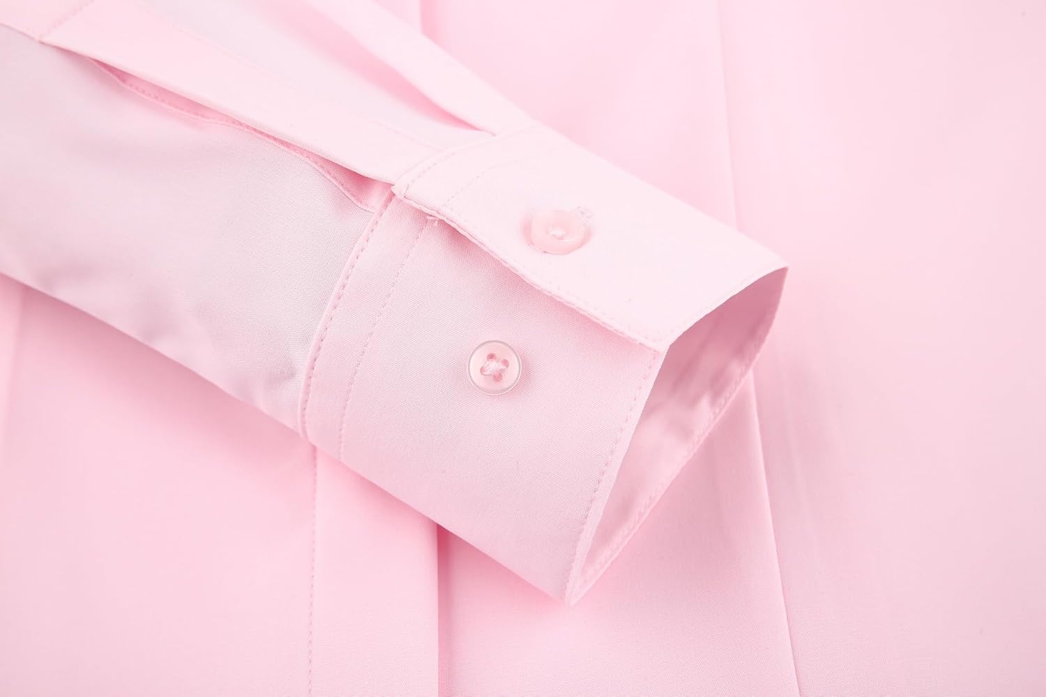 Alex Vando Womens Dress Shirts Wrinkle Free Regular Fit Long Sleeve Stretch Work Shirt