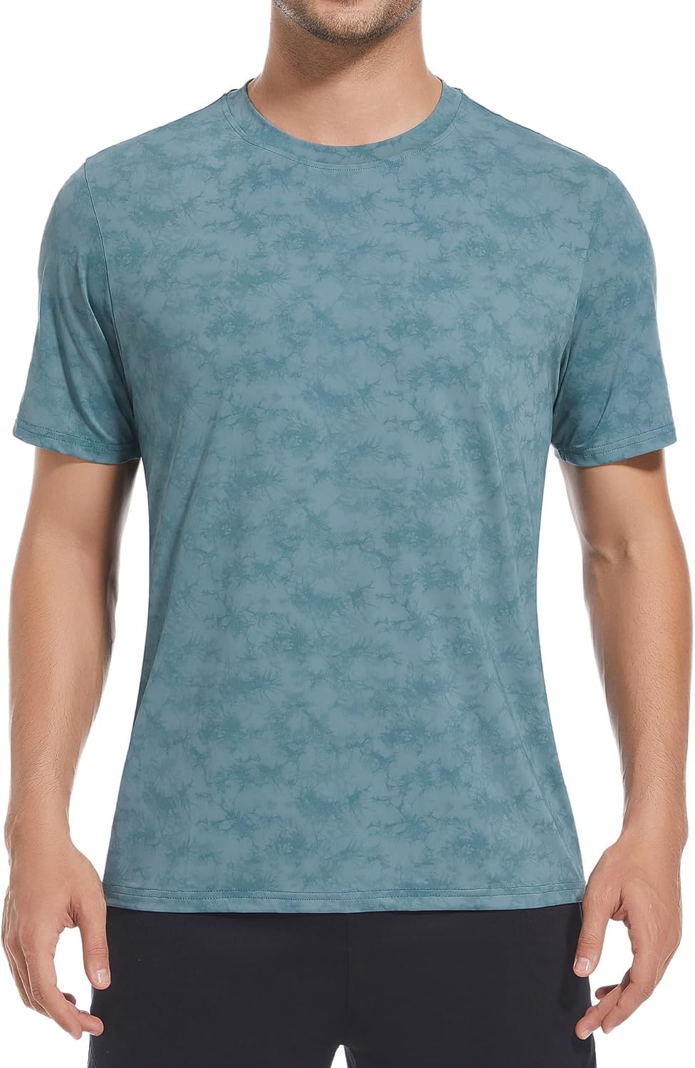 Alex Vando Men's Tie Dye Print Four-Way Stretch T-Shirt