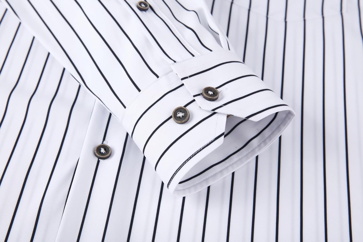 Alex Vando Mens Button Down Shirts Wrinkle Free 4-Way Stretch Print Business Casual Shirt