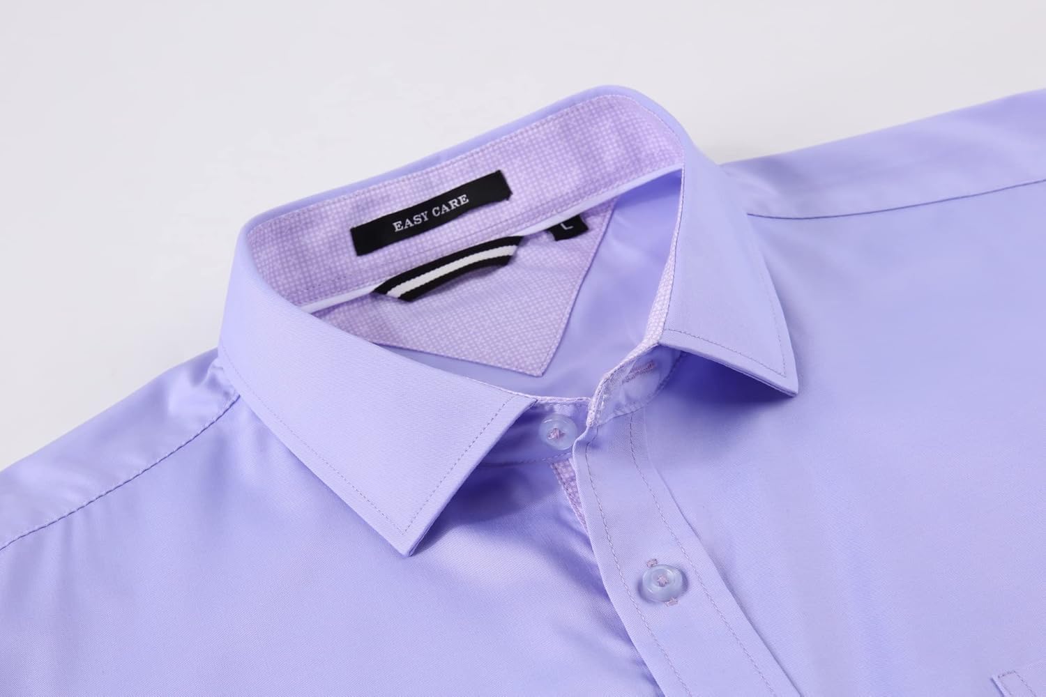 Alex Vando Mens Bamboo Dress Shirts Wrinkle Free Regular Fit Stretch Button Down Shirt