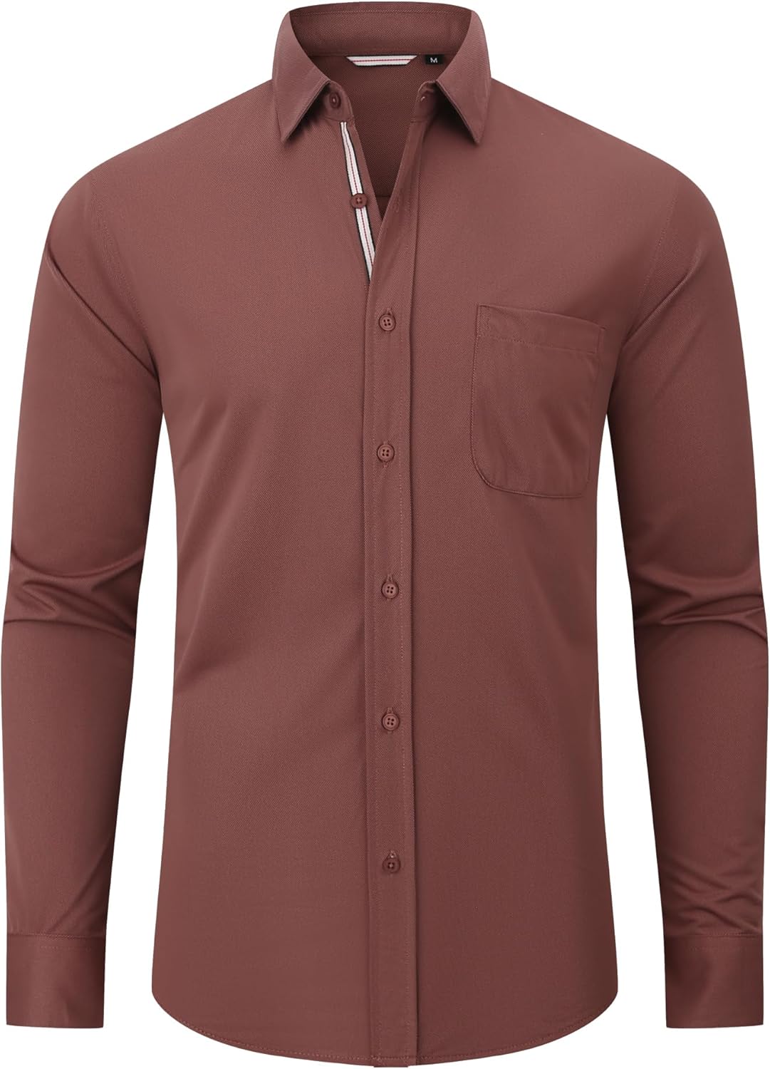 Alex Vando Mens Oxford Shirts Wrinkle Free Quick-Dry Casual Button Down Shirt