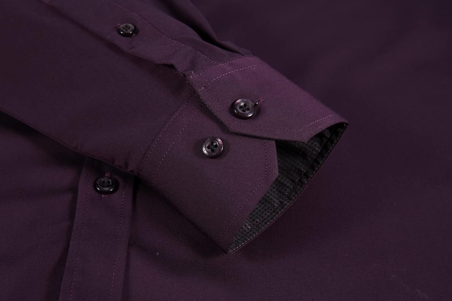 Alex Vando Mens Bamboo Dress Shirts Wrinkle Free Regular Fit Stretch Button Down Shirt