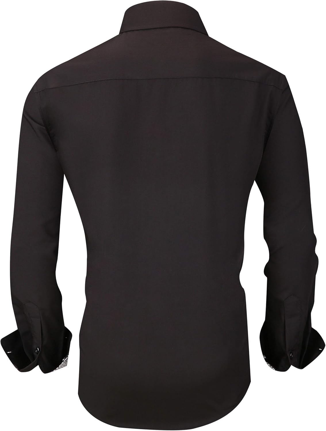 Alex Vando Mens Bamboo Dress Shirts Wrinkle Free Regular Fit Stretch Button Down Shirt