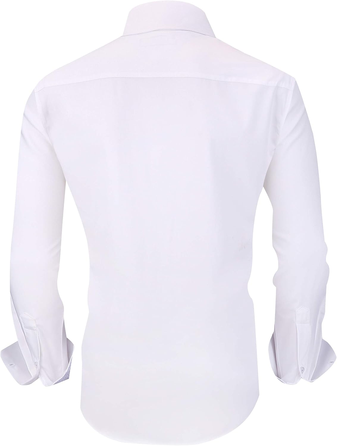 Alex Vando Mens Bamboo Dress Shirts Wrinkle Free Regular Fit Stretch Button Down Shirt