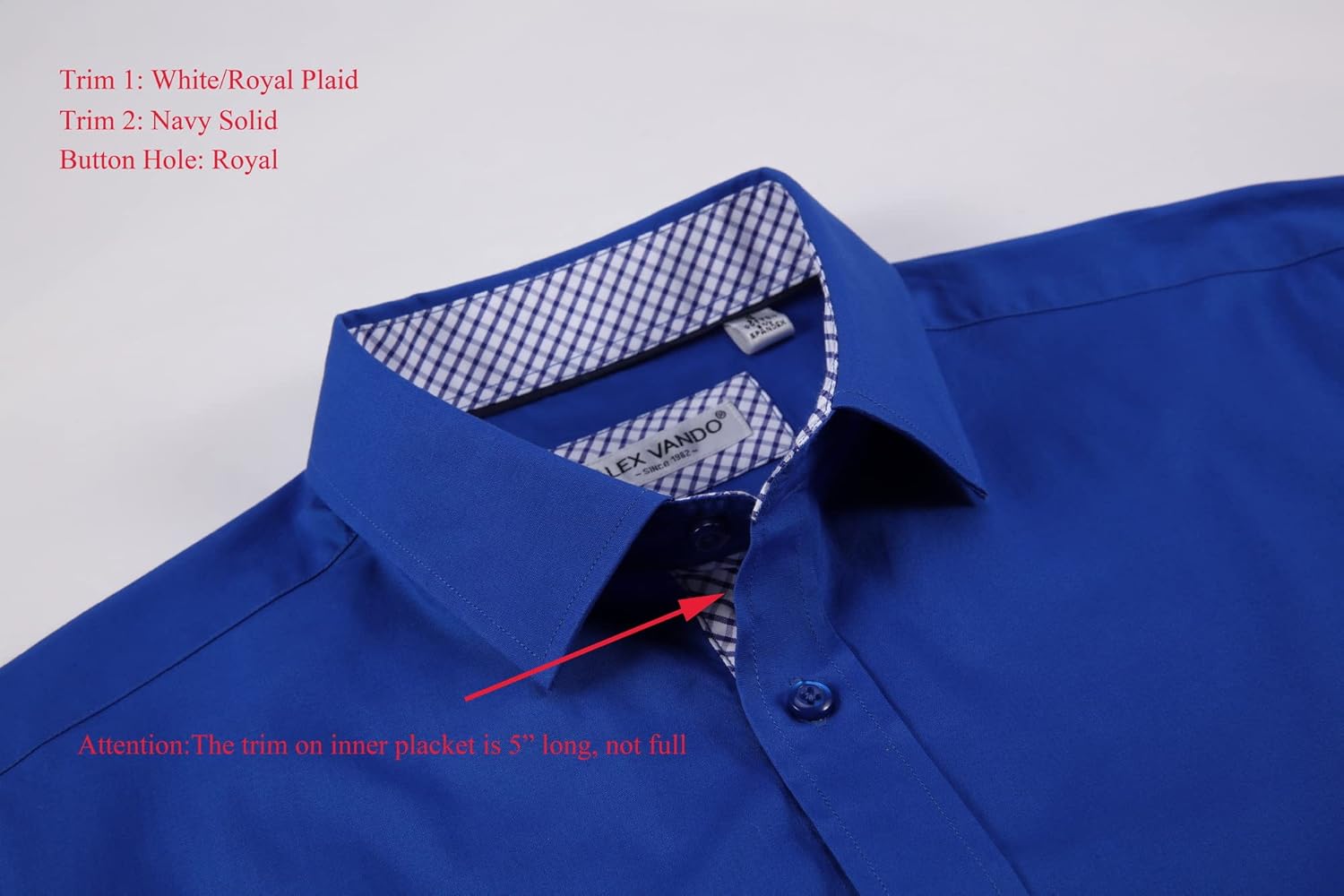 Alex Vando Mens Dress Shirts Regular Fit Long Sleeve Stretch Business Dress Shirts for Men