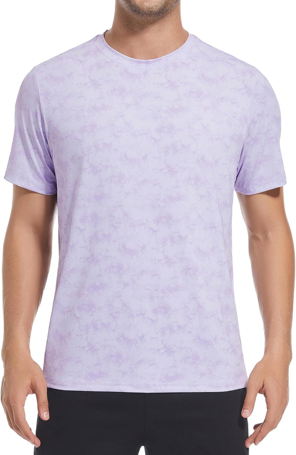Alex Vando Men's Tie Dye Print Four-Way Stretch T-Shirt
