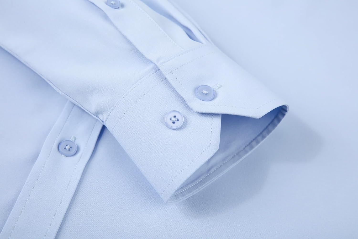 Alex Vando Mens Dress Shirt Wrinkle Free Regular Fit 4-Way Stretch Button Down Shirts