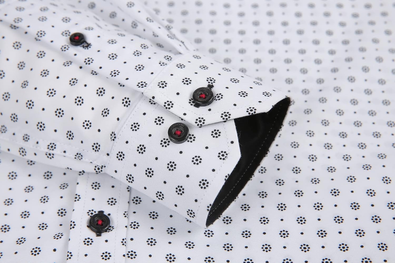 Alex Vando Mens Printed Dress Shirts Long Sleeve Regular Fit Button Down Shirt