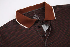Alex Vando Mens Polo Shirts Short Sleeve Regular Fit Fashion Designed Shirt