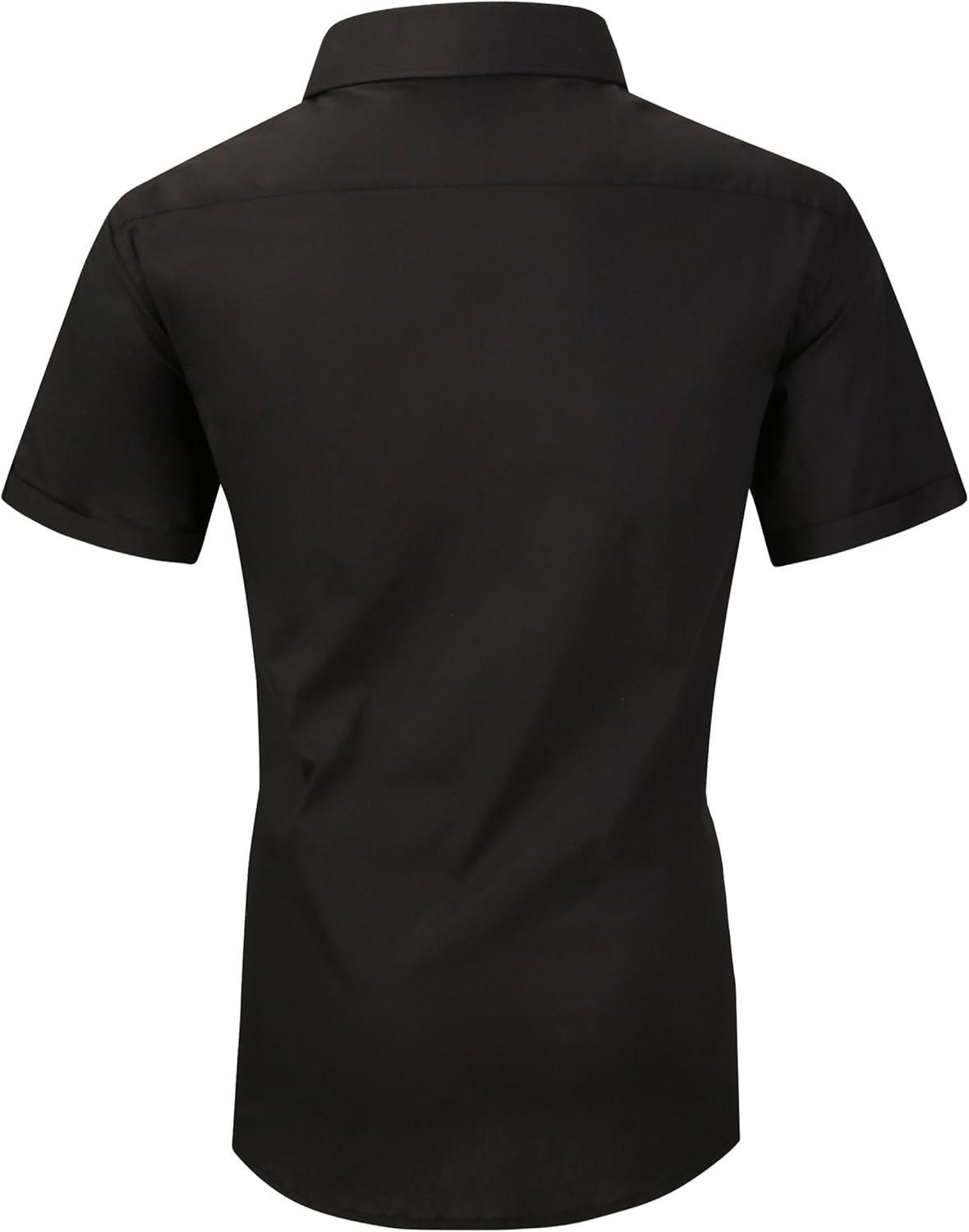 Alex Vando Mens Dress Shirts 4-Way Stretch Wrinkle Free Regular Fit Short Sleeve Men Button Down Shirt