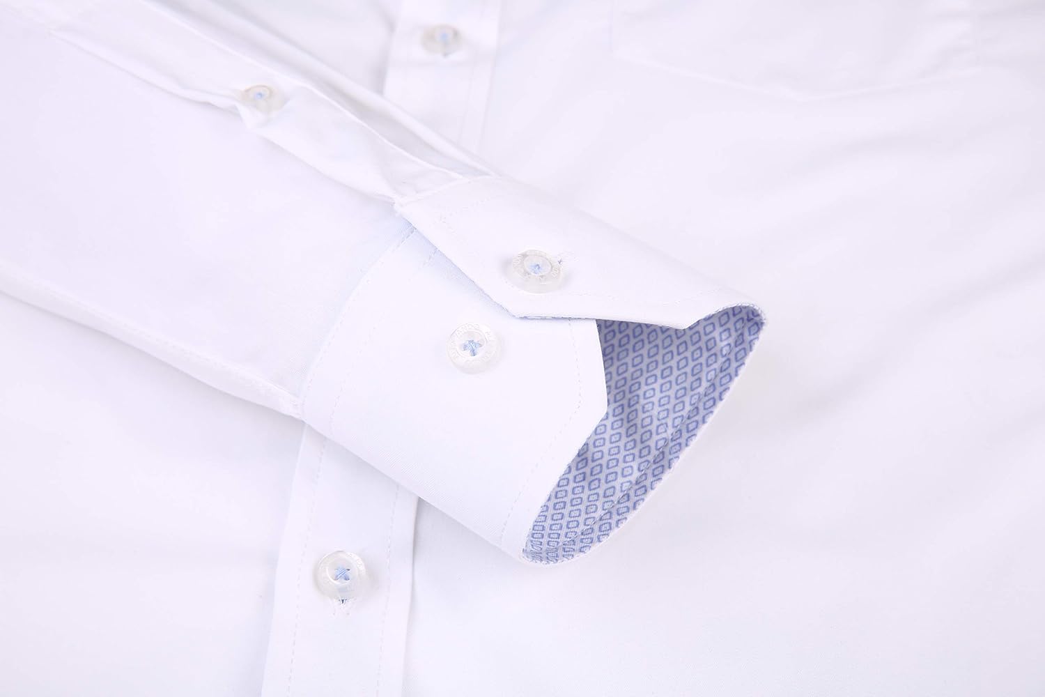 Alex Vando Mens Bamboo Dress Shirts Wrinkle Free Regular Fit Stretch Button Down Shirt