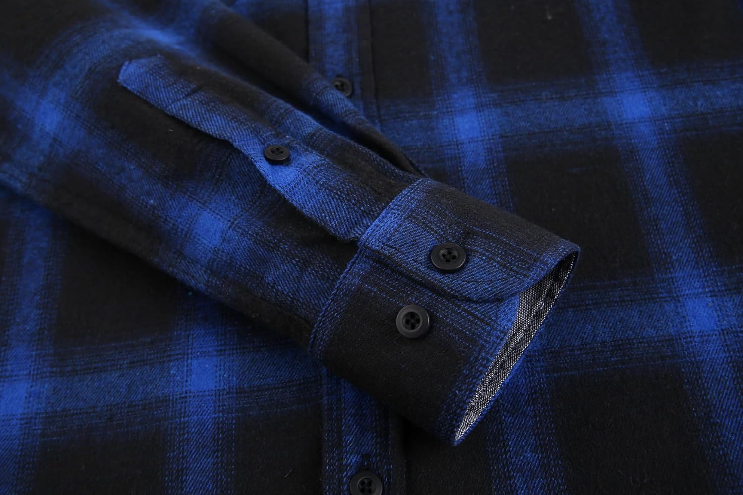 Alex Vando Men's Casual Plaid Flannel Shirt
