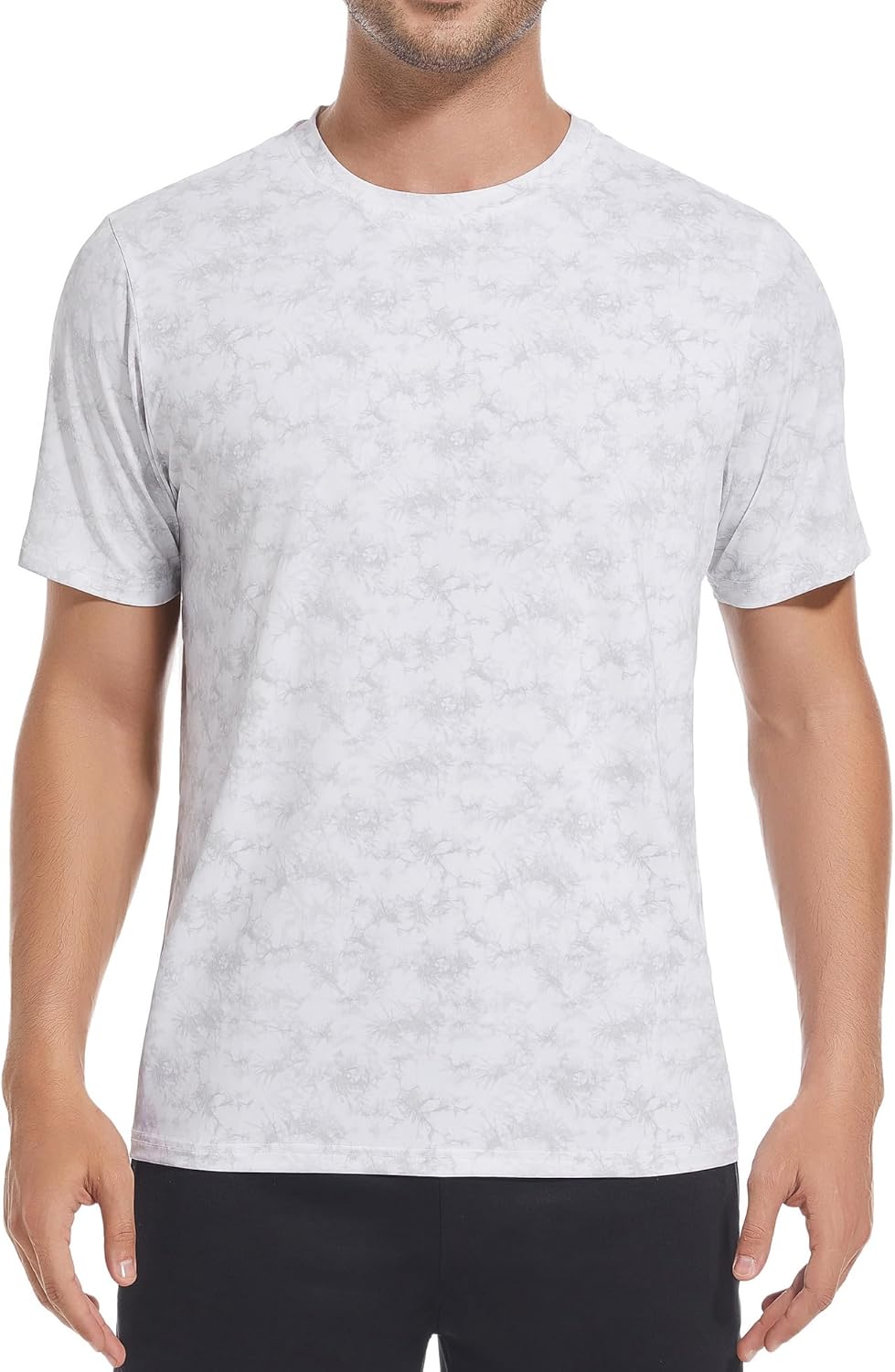 Alex Vando Men's Tie Dye Print Four-Way Stretch T-Shirt
