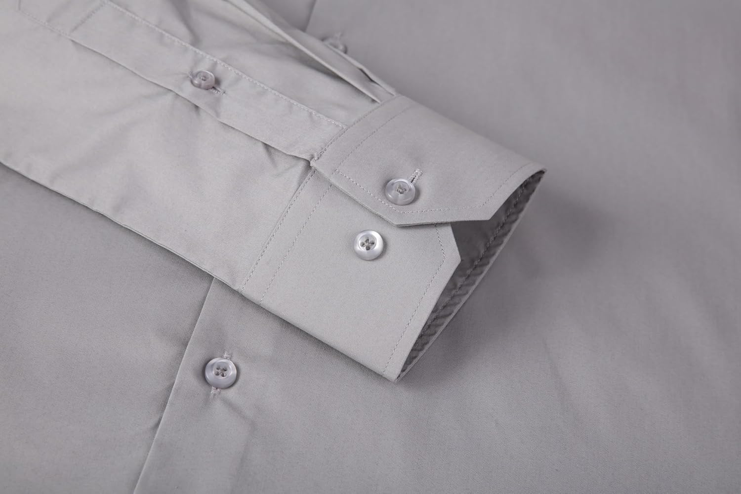 Alex Vando Mens Dress Shirt Easy Care Slim Fit Long Sleeve Cotton Stretch Button Down Shirt