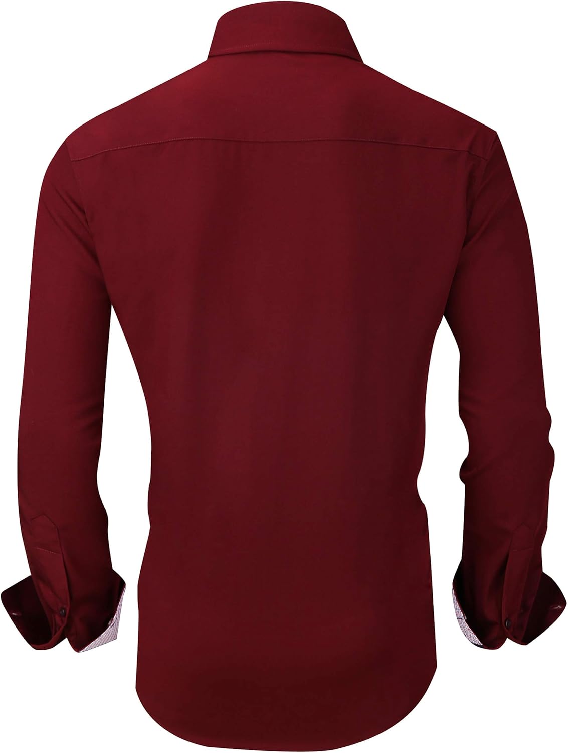 Alex Vando Mens Bamboo Dress Shirts Wrinkle Free Regular Fit Stretch Button Down Shirt