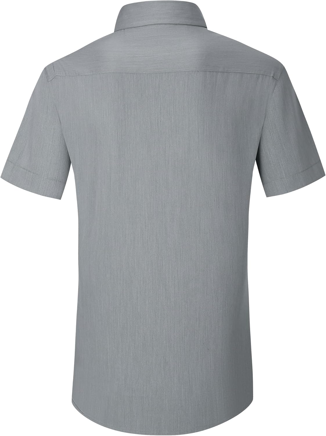 Alex Vando Mens Dress Shirts 4-Way Stretch Wrinkle Free Regular Fit Short Sleeve Men Button Down Shirt