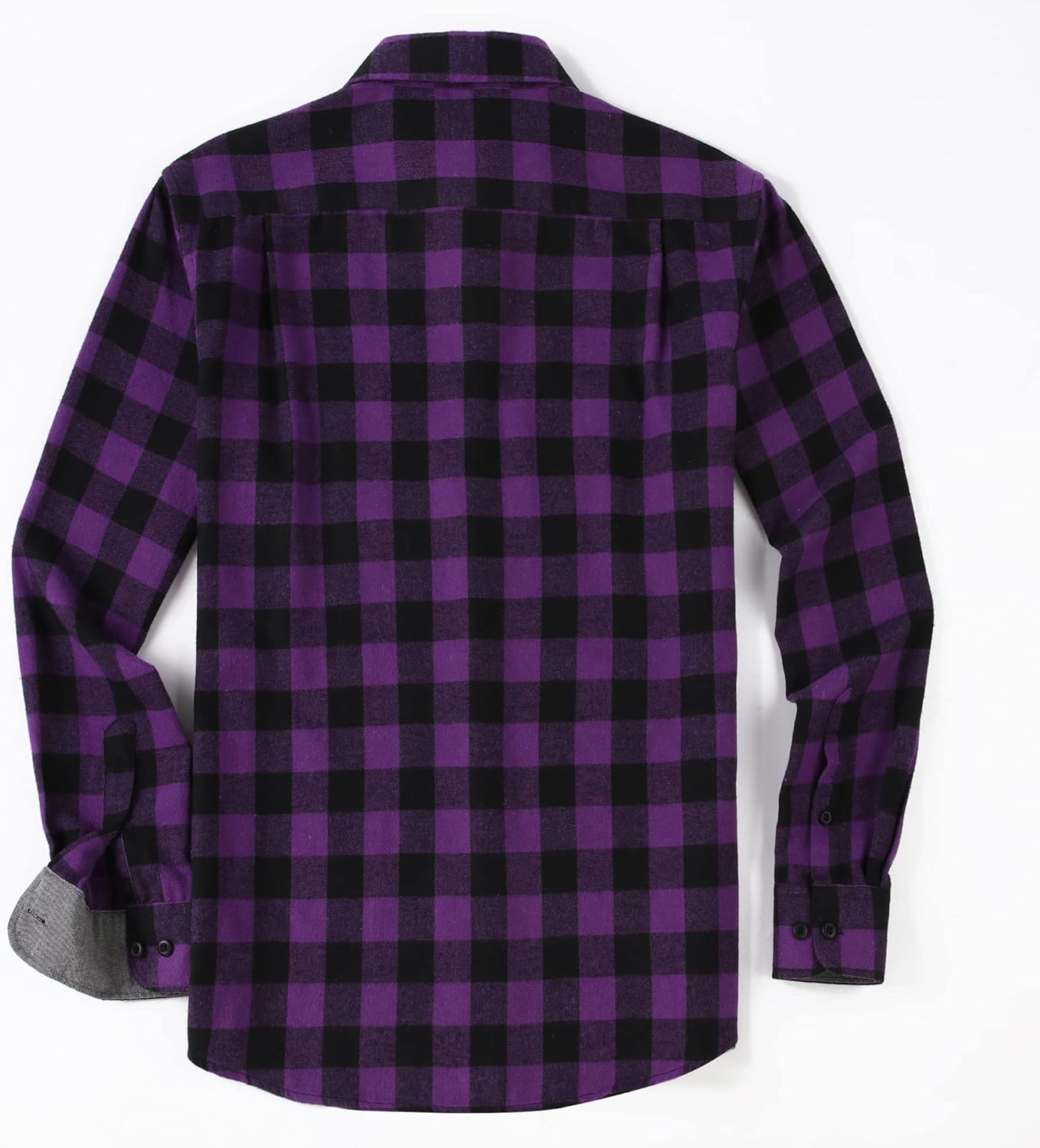 Alex Vando Men's Casual Plaid Flannel Shirt