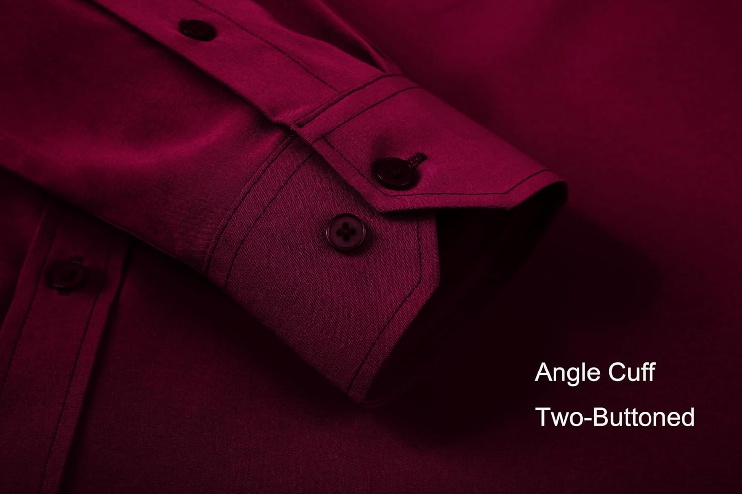 Alex Vando Mens Dress Shirts Regular Fit Long Sleeve Stretch Business Dress Shirts for Men