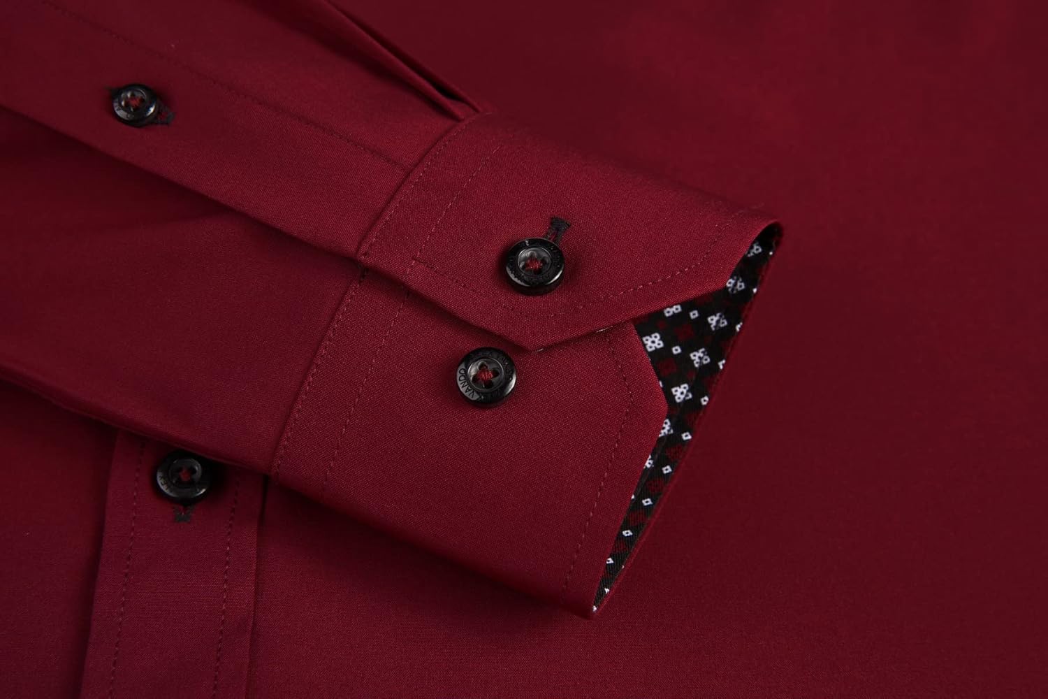 Alex Vando Mens Dress Shirt Wrinkle Free Regular Fit 4-Way Stretch Button Down Shirts