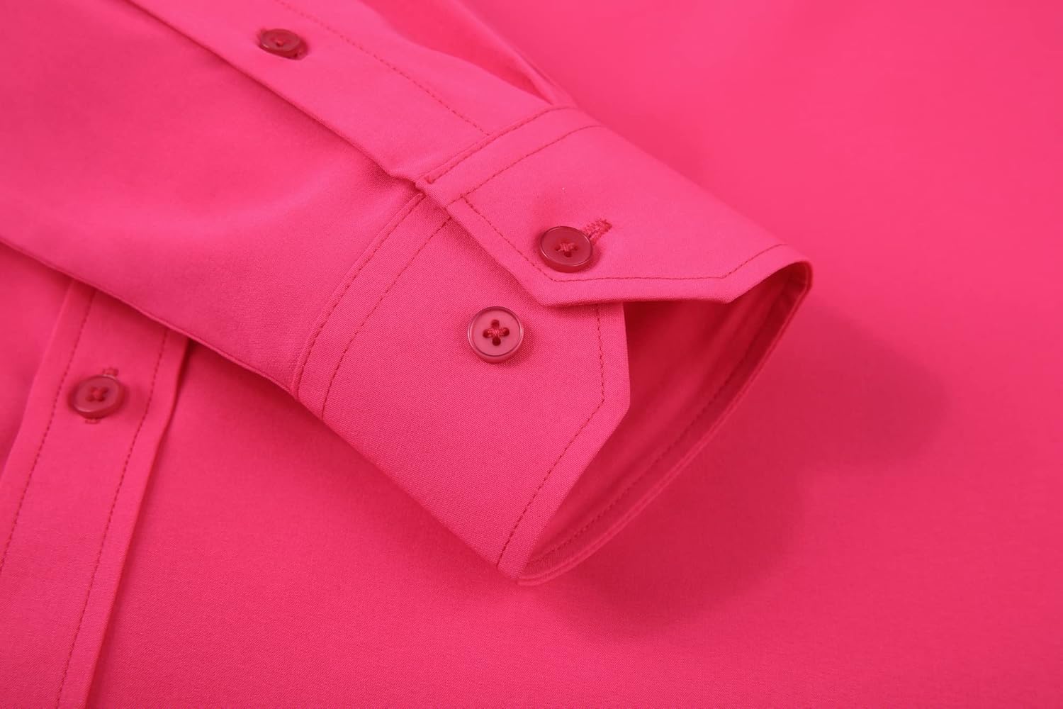 Alex Vando Mens Dress Shirt Wrinkle Free Regular Fit 4-Way Stretch Button Down Shirts