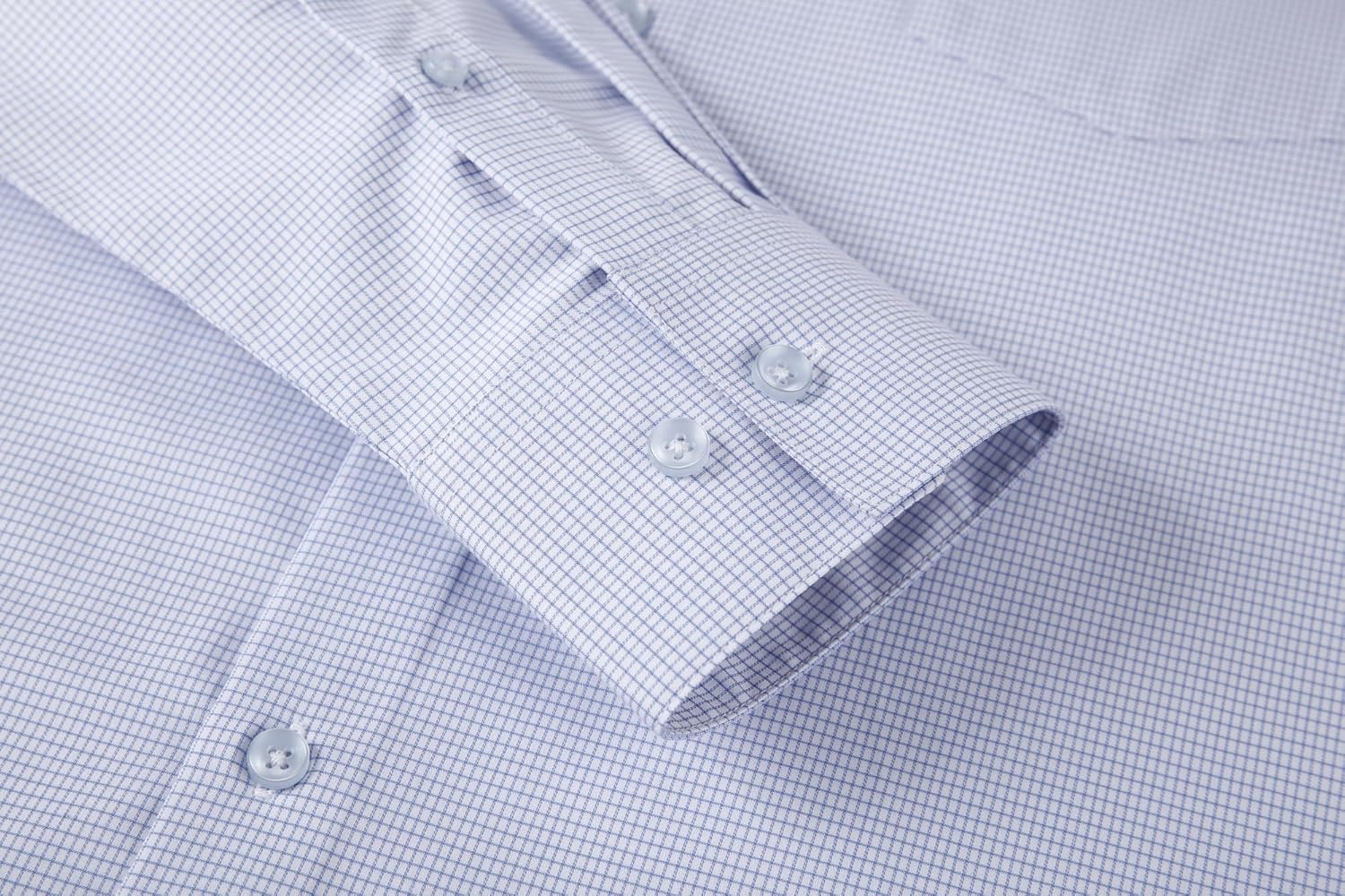 Alex Vando Mens Bamboo Dress Shirts Wrinkle Free Regular Fit Stretch Button Down Shirt