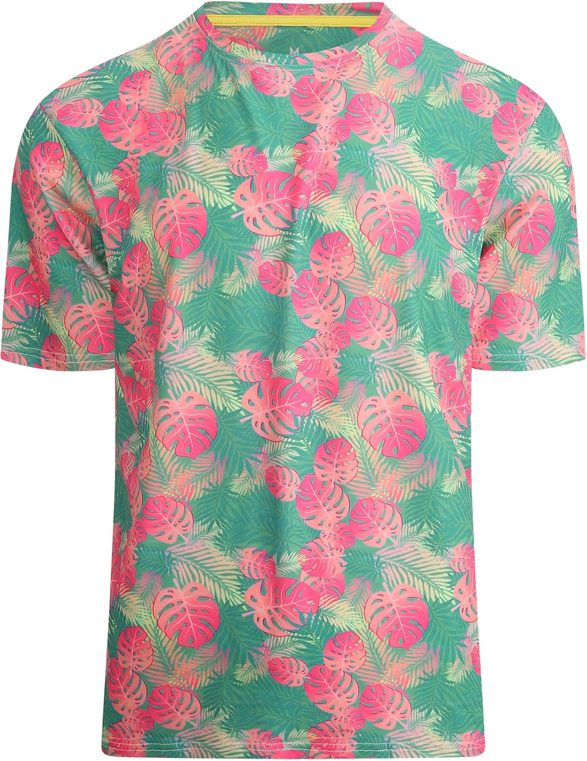 Alex Vando Mens Tie-Dye Printed 4-Way Stretch T-Shirts Short Sleeve Casual Shirt for Men