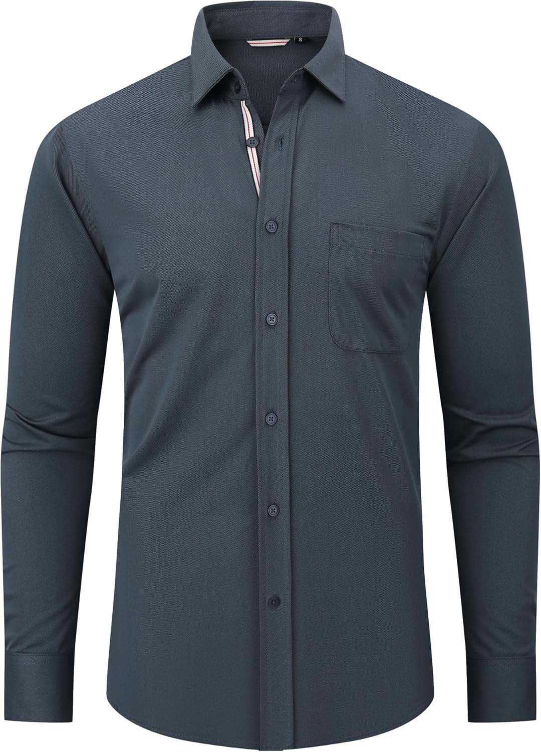 Alex Vando Mens Oxford Shirts Wrinkle Free Quick-Dry Casual Button Down Shirt