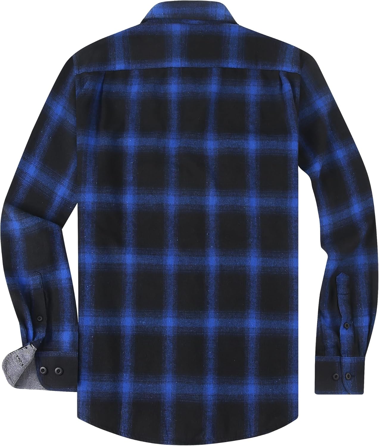Alex Vando Men's Casual Plaid Flannel Shirt