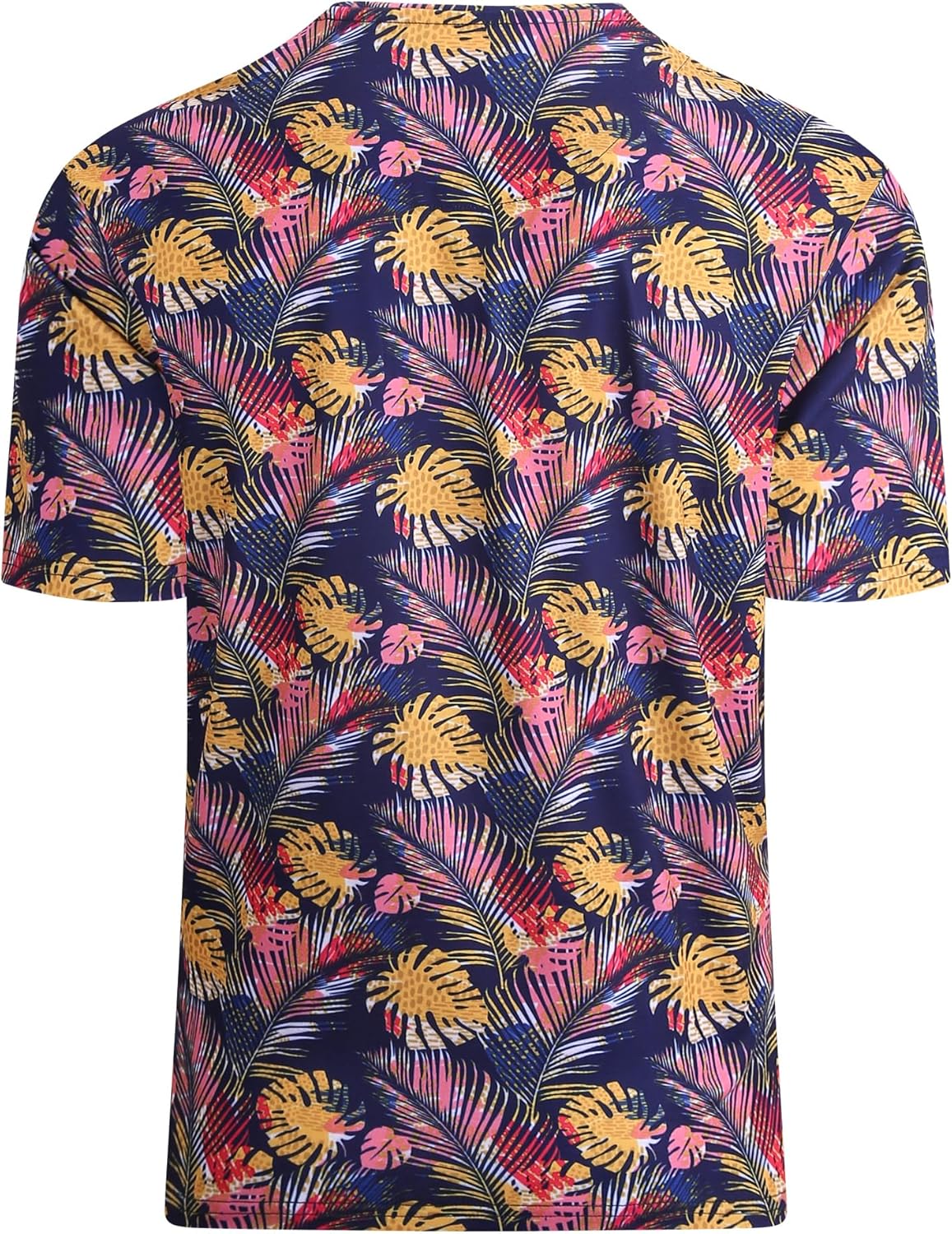 Alex Vando Mens Tie-Dye Printed 4-Way Stretch T-Shirts Short Sleeve Casual Shirt for Men
