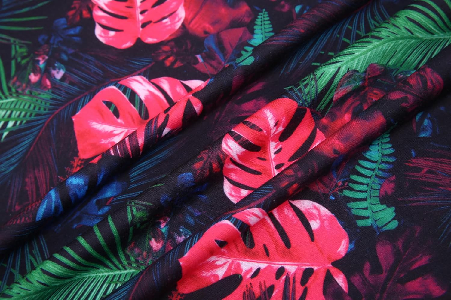 Alex Vando Mens Tie-Dye Printed 4-Way Stretch T-Shirts Short Sleeve Casual Shirt for Men