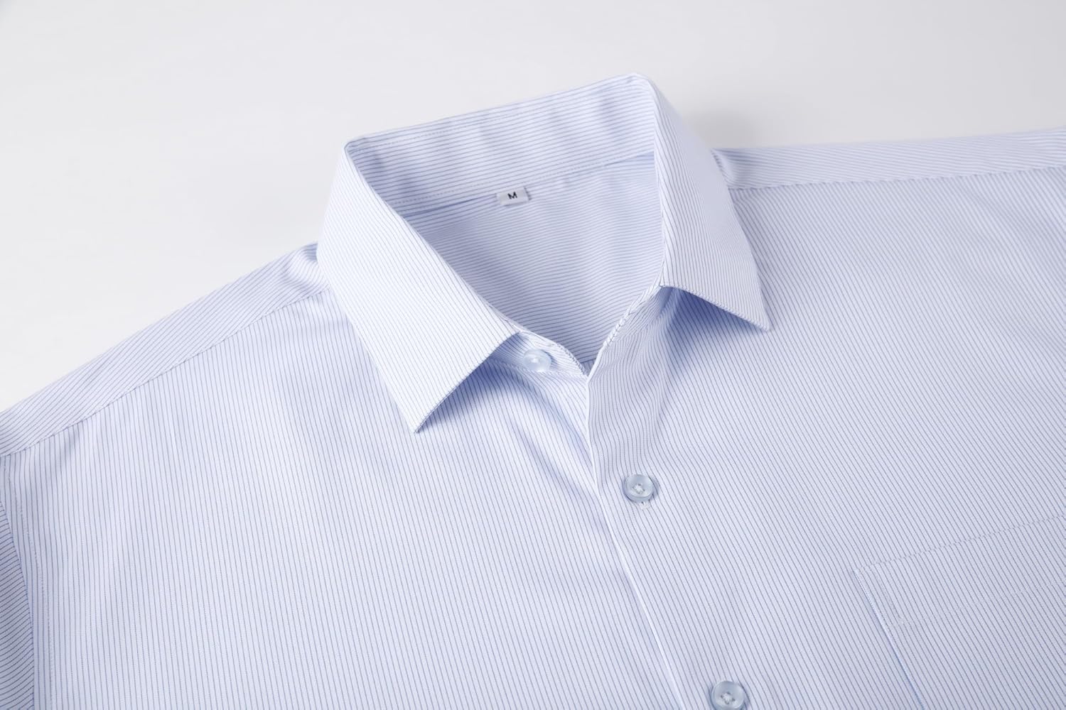 Alex Vando Mens Bamboo Dress Shirts Wrinkle Free Regular Fit Stretch Button Down Shirt
