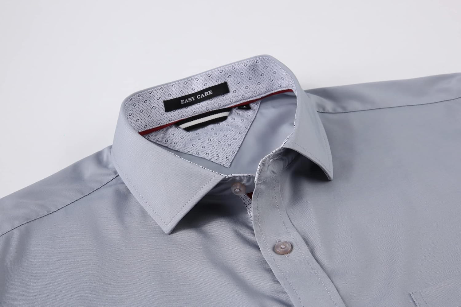 Alex Vando Mens Bamboo Dress Shirts Wrinkle Free Regular Fit Stretch Button Down Shirt