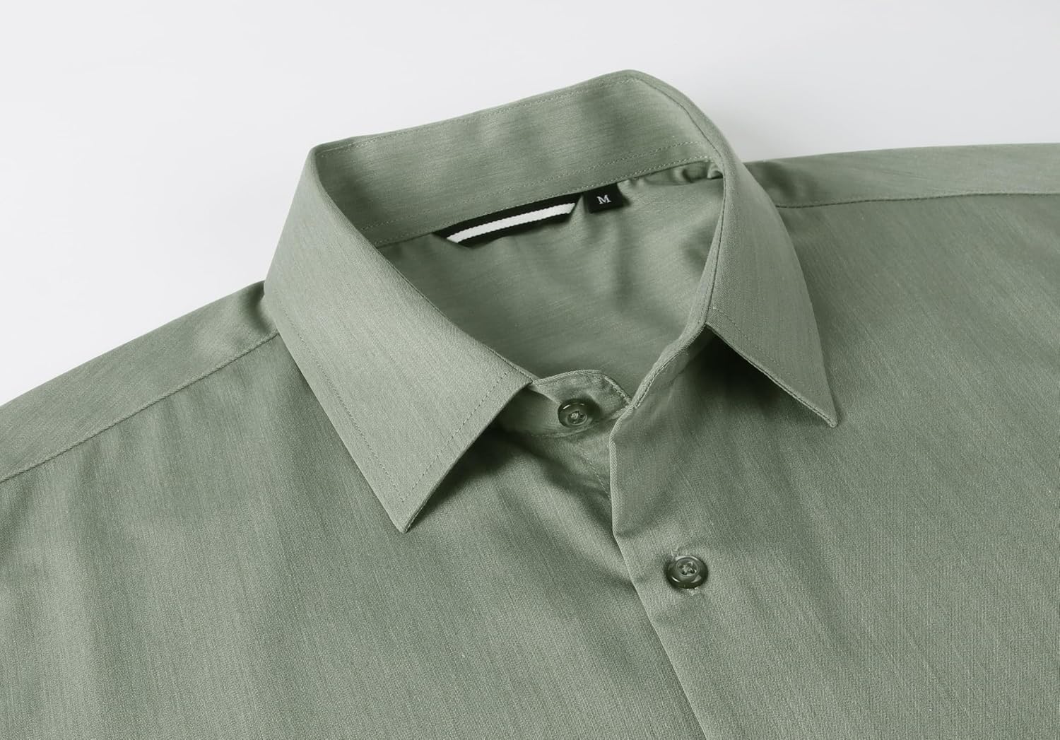 Alex Vando Mens Dress Shirts 4-Way Stretch Wrinkle Free Regular Fit Short Sleeve Men Button Down Shirt