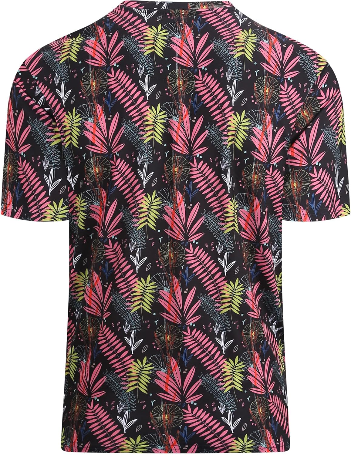 Alex Vando Mens Tie-Dye Printed 4-Way Stretch T-Shirts Short Sleeve Casual Shirt for Men