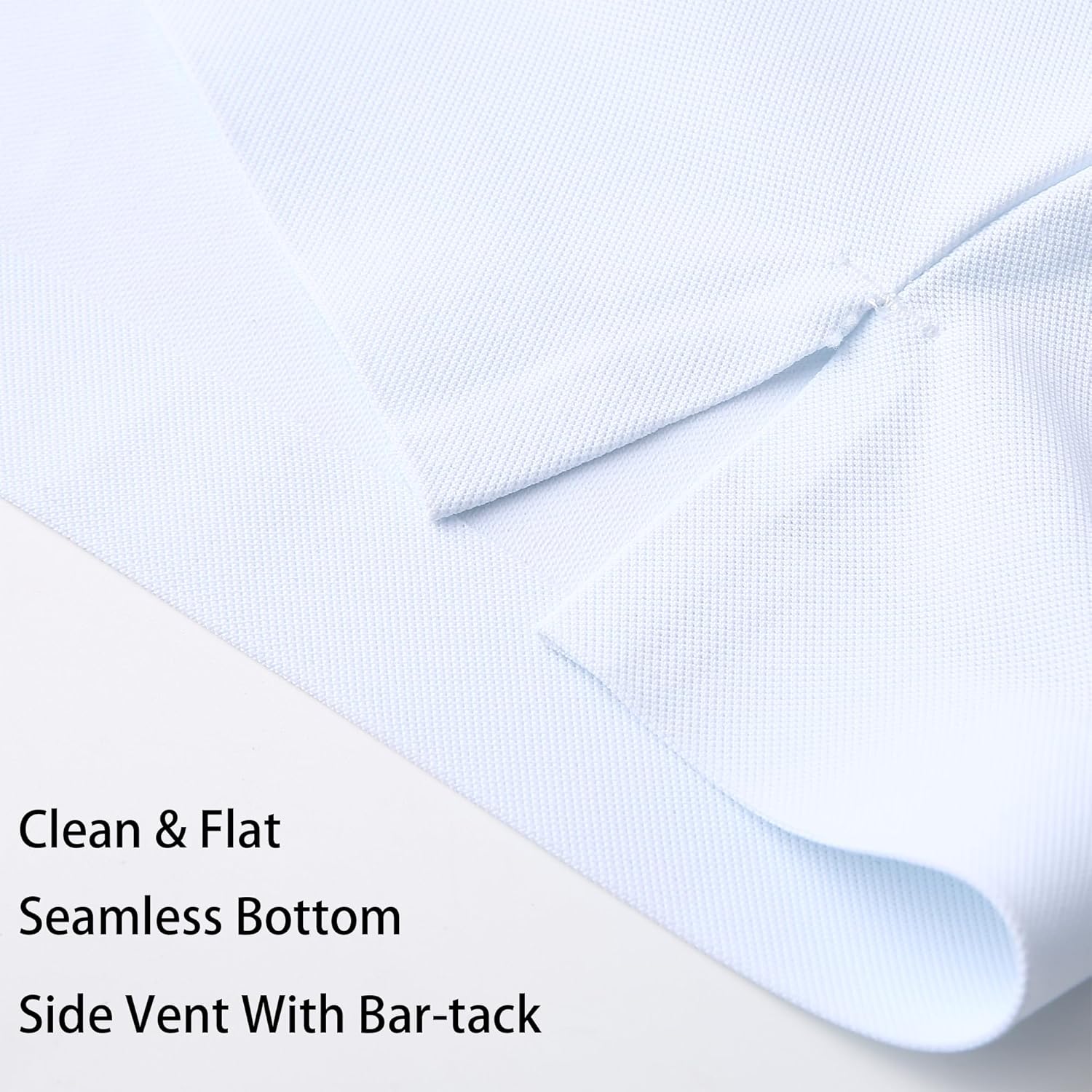 Alex Vando Mens Seamless Golf Shirt Moisture Wicking Quick-Dry Tailored Fit Polo Shirts