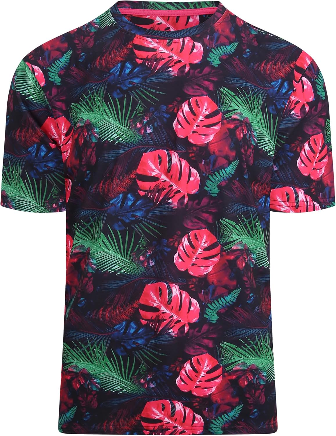 Alex Vando Mens Tie-Dye Printed 4-Way Stretch T-Shirts Short Sleeve Casual Shirt for Men