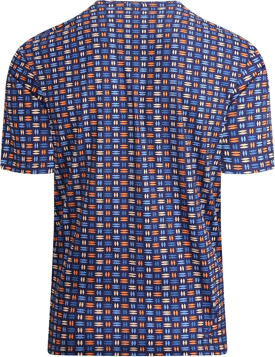 Alex Vando Mens Tie-Dye Printed 4-Way Stretch T-Shirts Short Sleeve Casual Shirt for Men