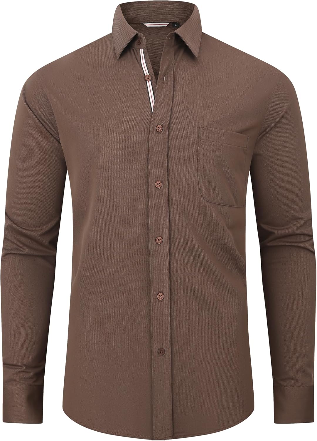 Alex Vando Mens Oxford Shirts Wrinkle Free Quick-Dry Casual Button Down Shirt