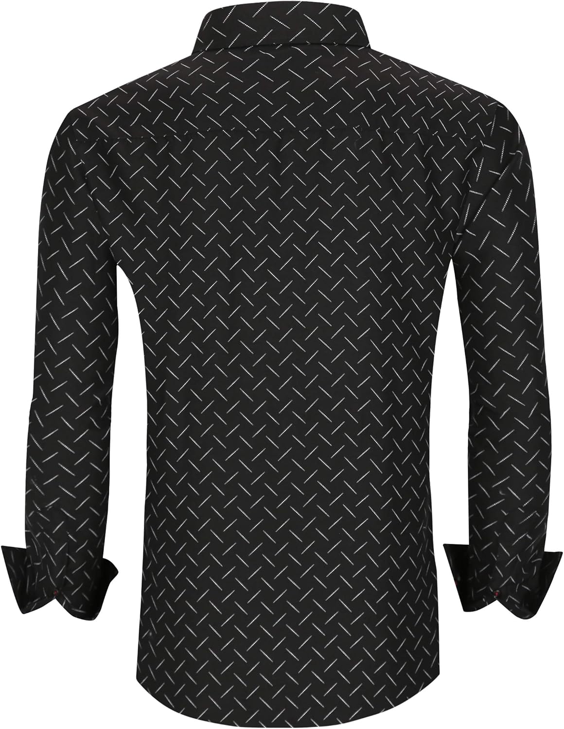 Alex Vando Mens Printed Dress Shirts Long Sleeve Regular Fit Button Down Shirt