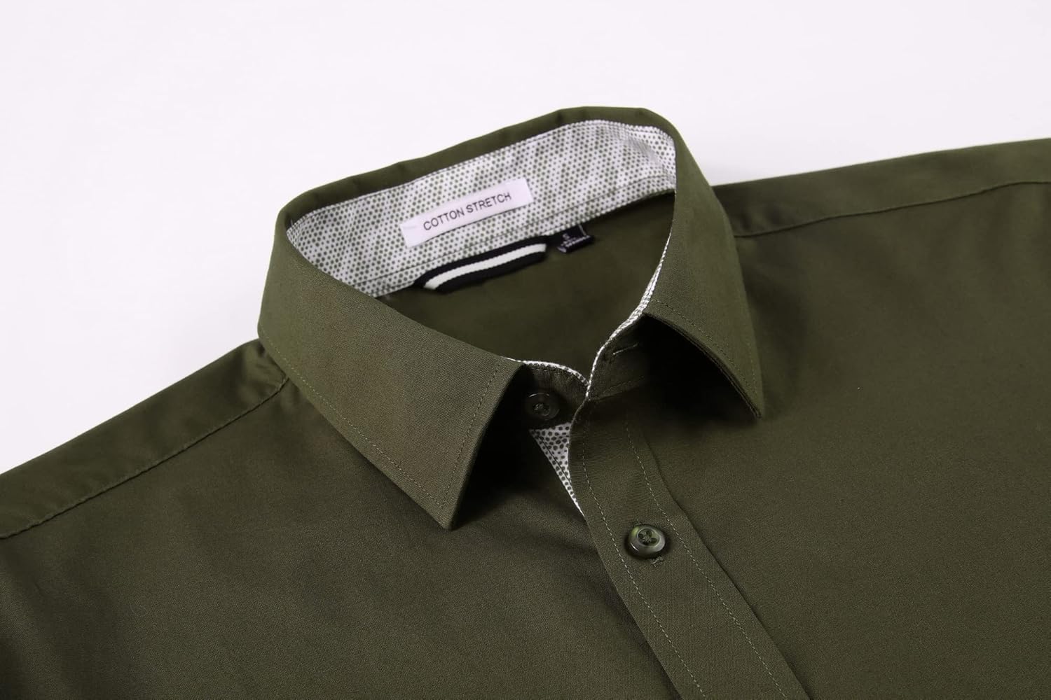 Alex Vando Mens Dress Shirts Regular Fit Long Sleeve Stretch Business Dress Shirts for Men