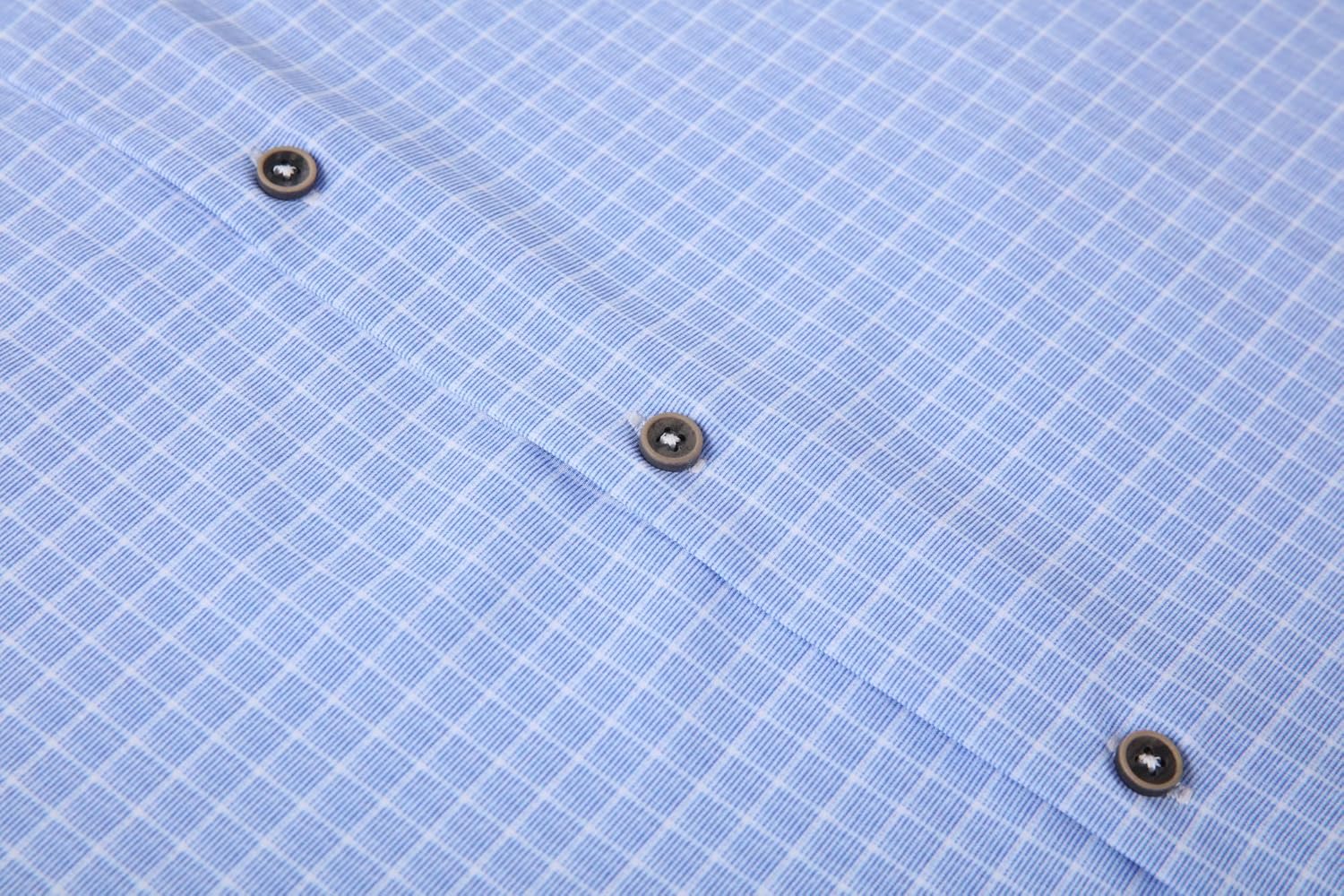 Alex Vando Mens Button Down Shirts Wrinkle Free 4-Way Stretch Short Sleeve Business Casual Shirt