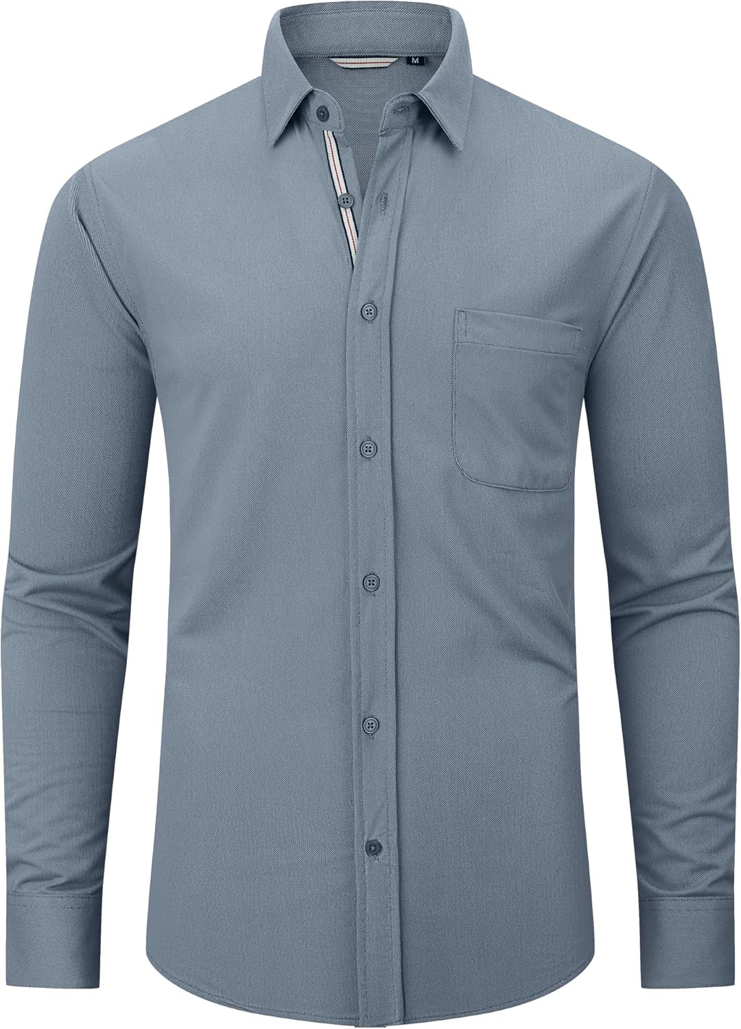 Alex Vando Mens Oxford Shirts Wrinkle Free Quick-Dry Casual Button Down Shirt