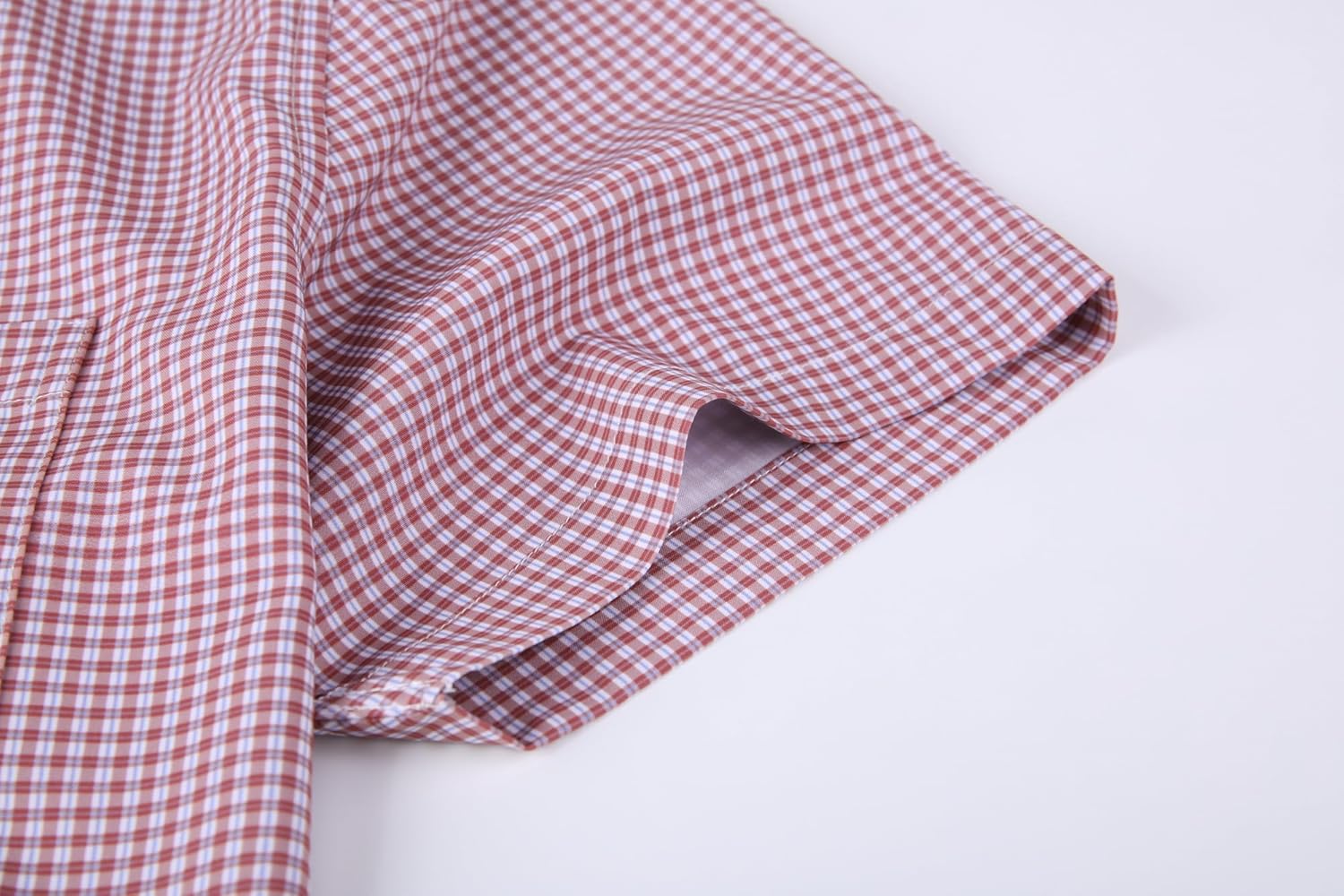 Alex Vando Mens Button Down Shirts Wrinkle Free 4-Way Stretch Short Sleeve Business Casual Shirt