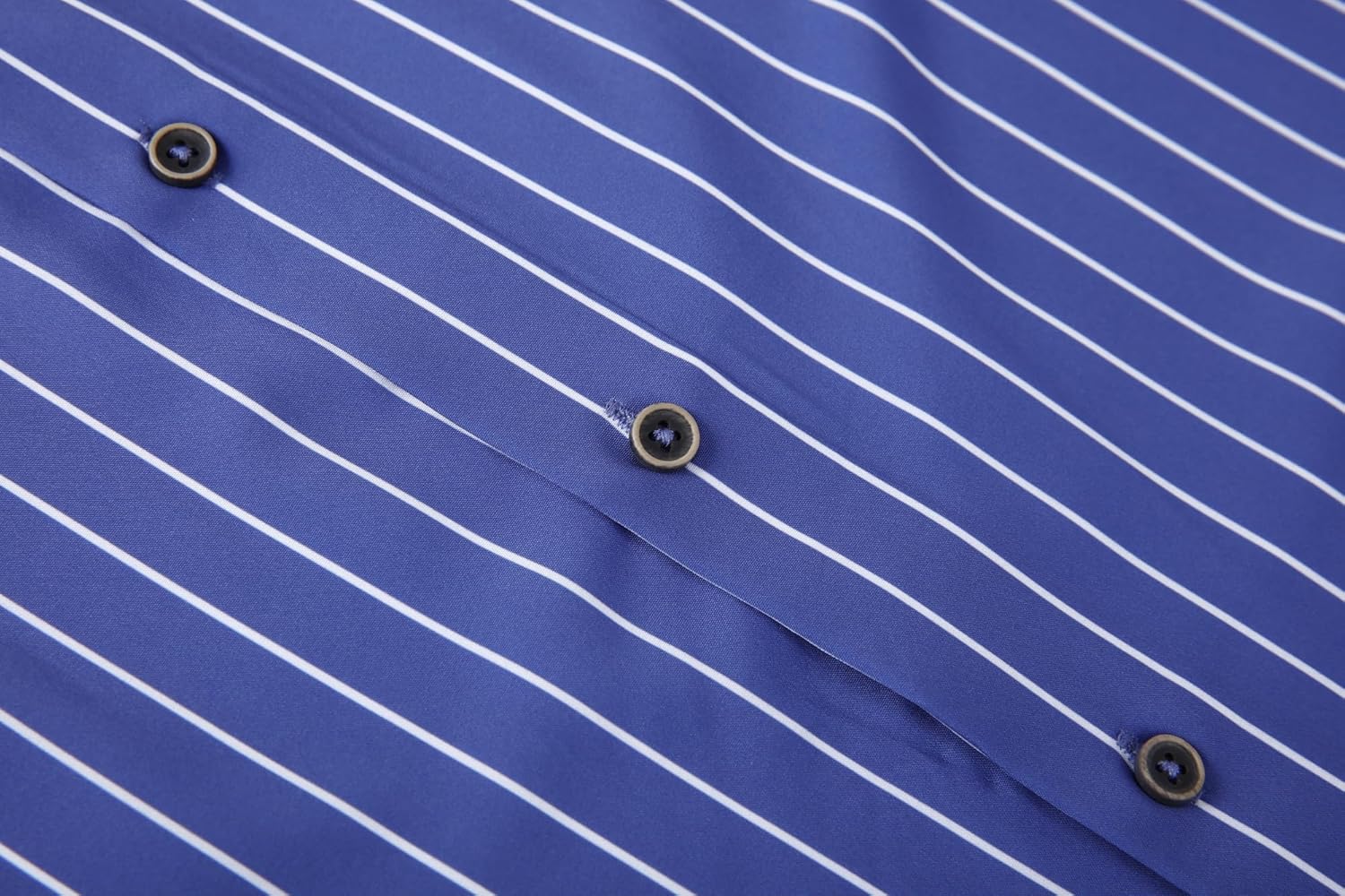 Alex Vando Mens Button Down Shirts Wrinkle Free 4-Way Stretch Print Business Casual Shirt